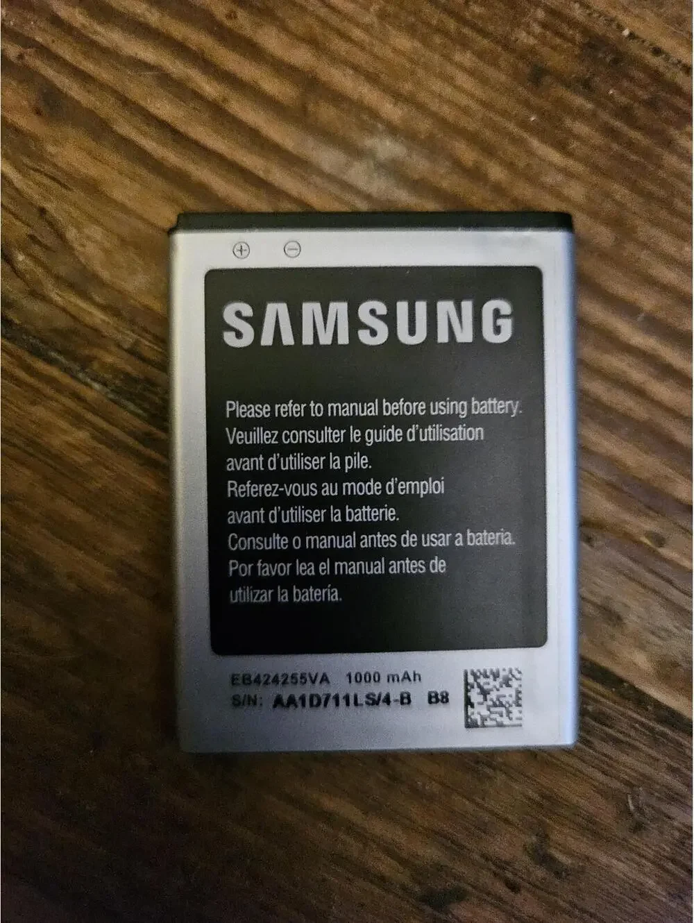 Samsung 3.7v li-ion battery untested as is